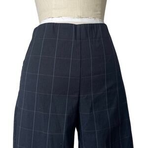 Rag & Bone Pants Women's Size 6 High Waisted Navy Plaid Pull on Simone Career